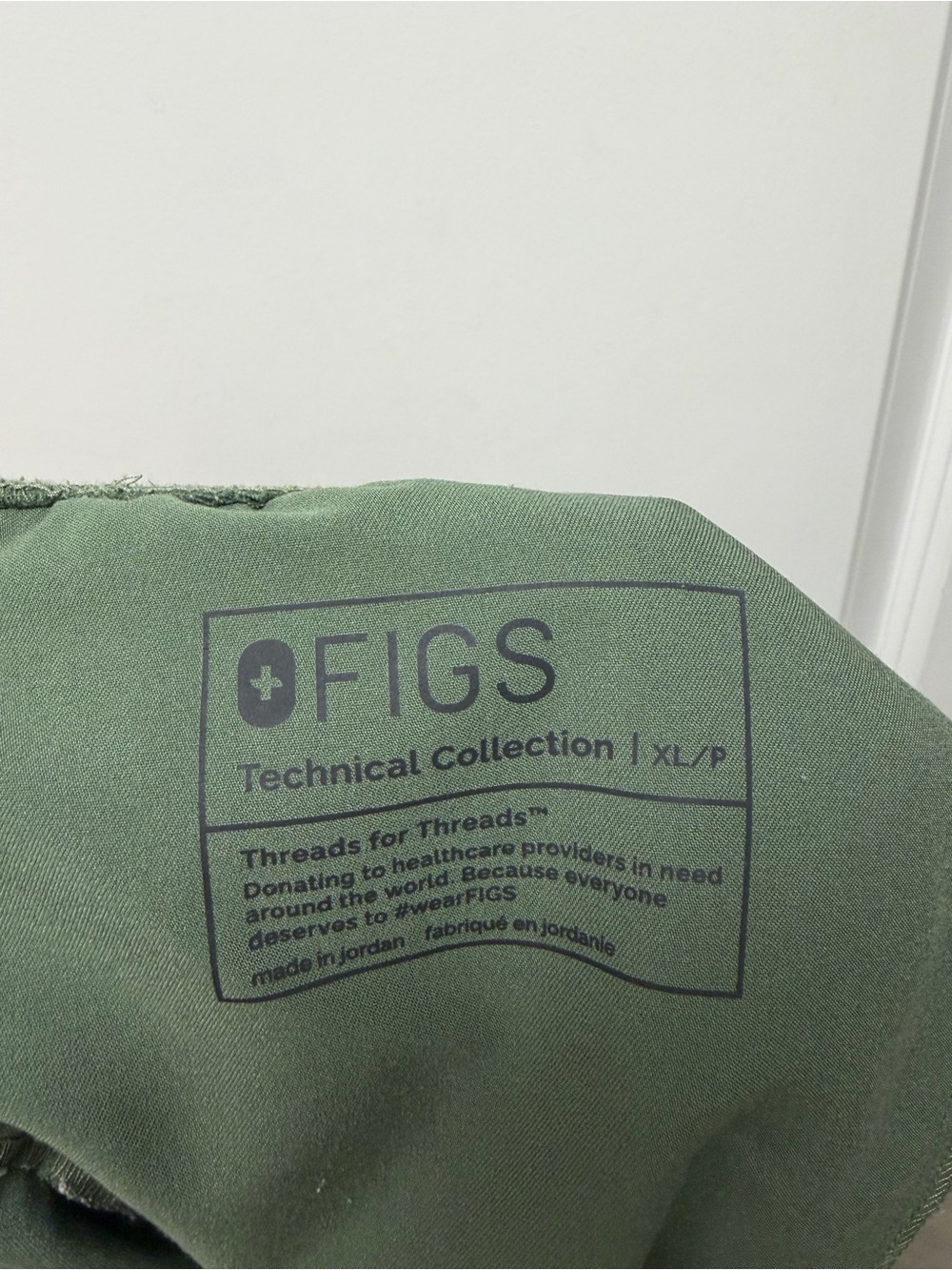 Figs Olive Green Women's High Waisted Zamora Jogger Scrub Pants - Picture 4 of 4